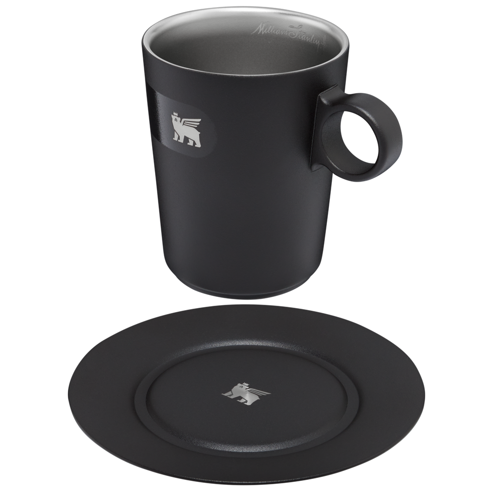 The DayBreak Café Latte Cup & Stillness Saucer | 10.6 OZ - Sip with Stanley