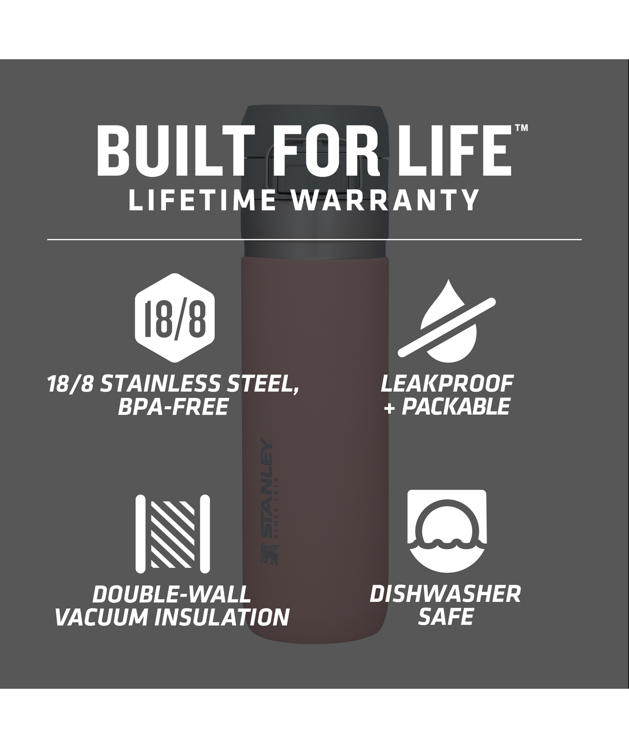 The Quick Flip Go Bottle | 24 OZ - Drinkware Essentials