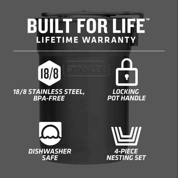 Adventure Nesting Two Cup Cookset - Afternoon Sip Ready
