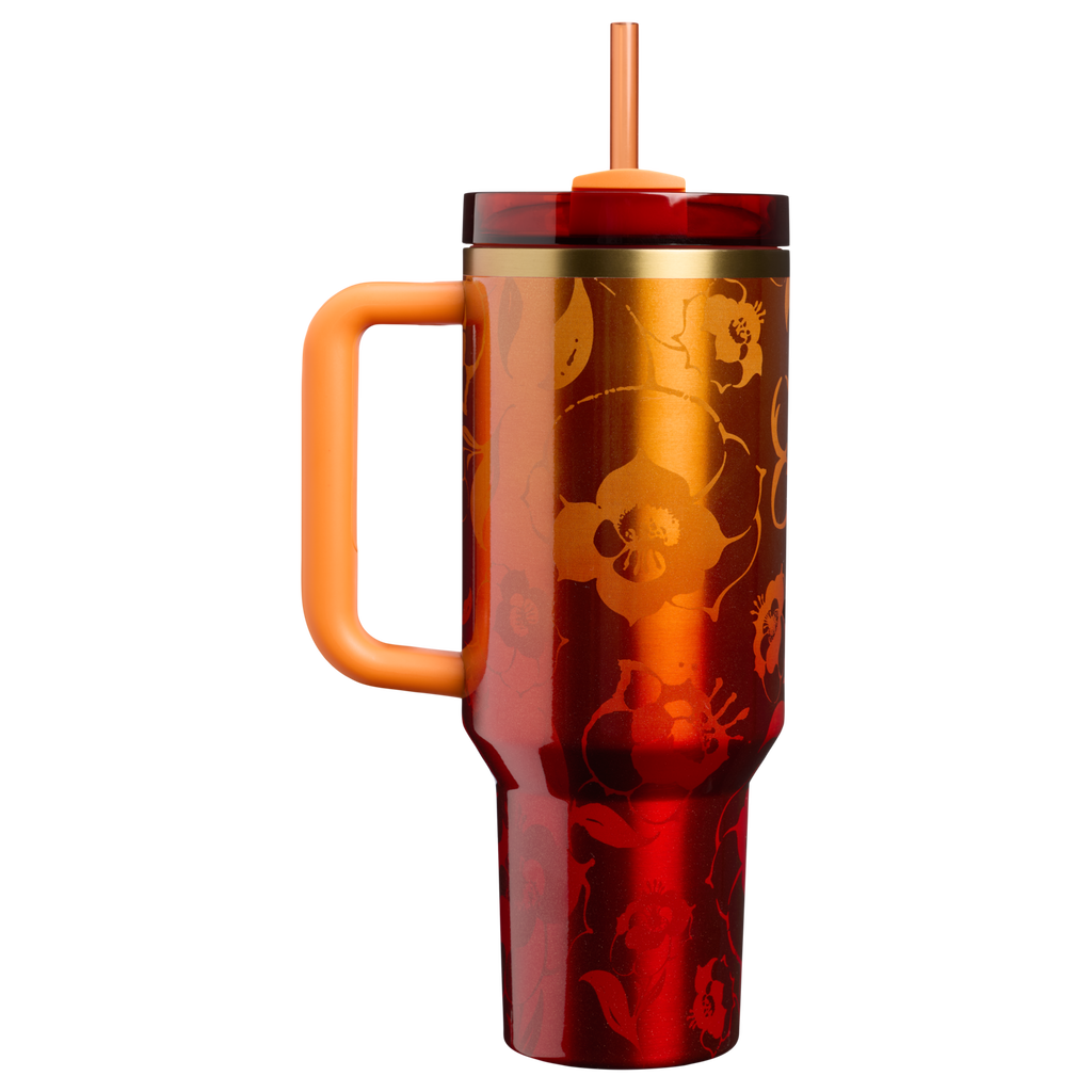 The Stanley x Karol G Quencher® H2.0 FlowState™ Tumbler | 40 OZ - Morning Sip Ready