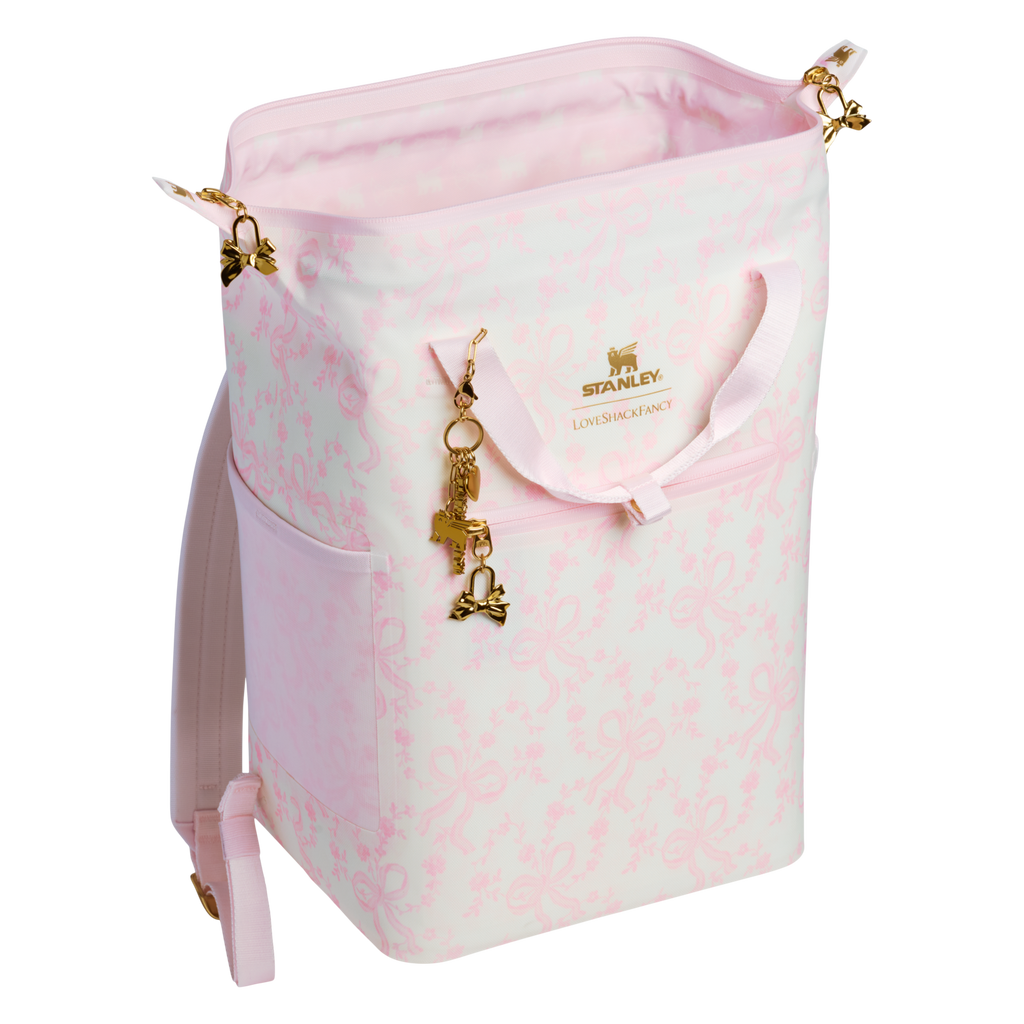 Stanley 1913 x LoveShackFancy Holiday All Day Madeleine Mini Cooler Backpack | 20 Can | 14 QT | 13.2 L - A Sip for Every Day