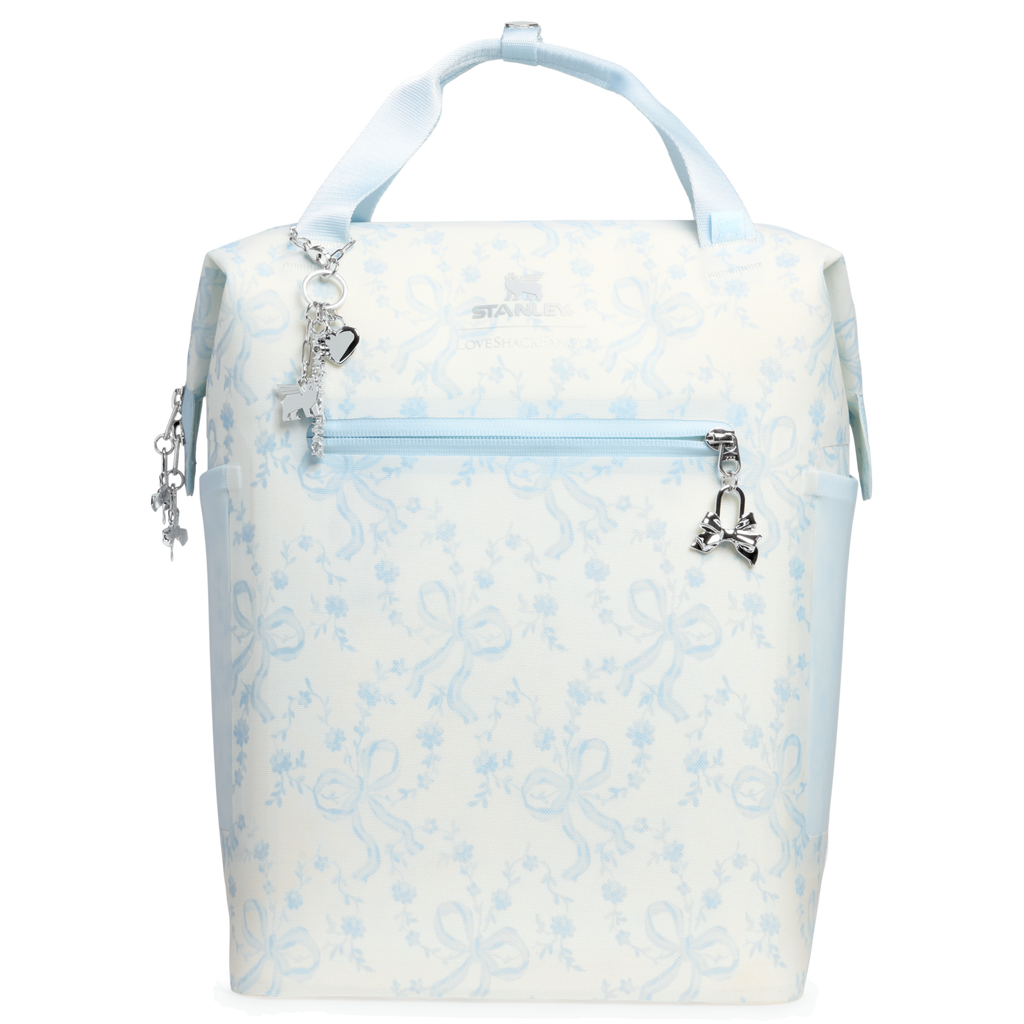 Stanley 1913 x LoveShackFancy Holiday All Day Madeleine Mini Cooler Backpack | 20 Can | 14 QT | 13.2 L - A Sip for Every Day