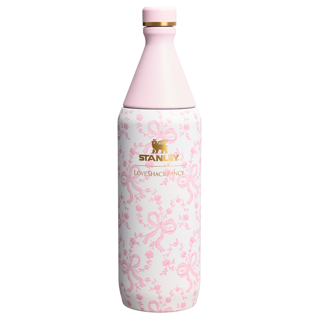 Stanley 1913 x LoveShackFancy Holiday All Day Slim Bottle | 34 OZ - Keep Water Close