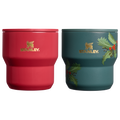 The Cheers & Cheer Stay-Hot Stacking Cup 2-Piece Set | 10 OZ - Simple Tumbler Choice