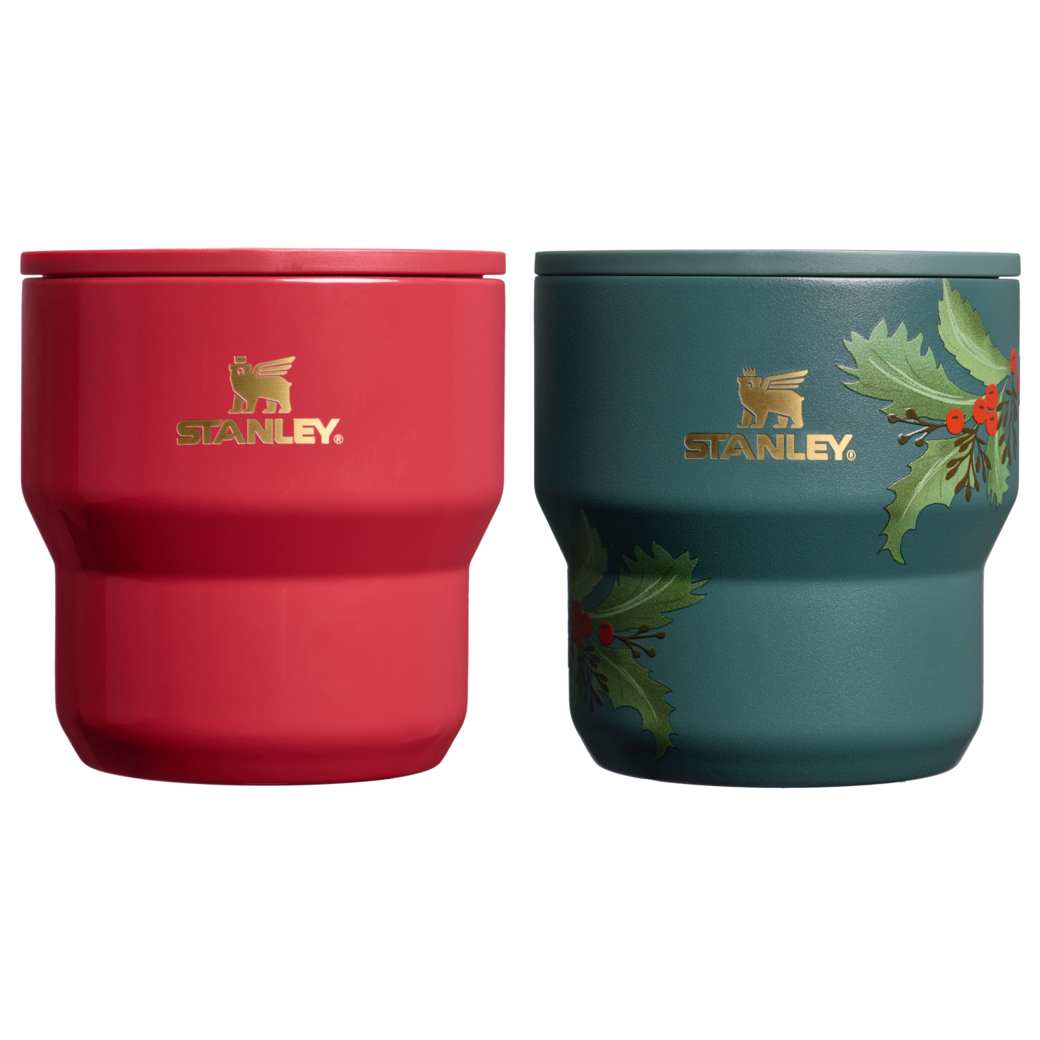 The Cheers & Cheer Stay-Hot Stacking Cup 2-Piece Set | 10 OZ - Simple Tumbler Choice