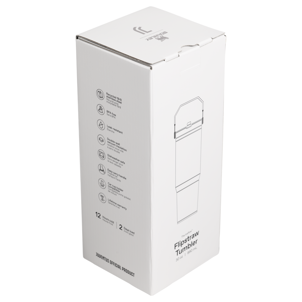 Stanley 1913 x Juventus The IceFlow™ Flip Straw 2.0 Tumbler | 30 OZ - Made for Real Plans