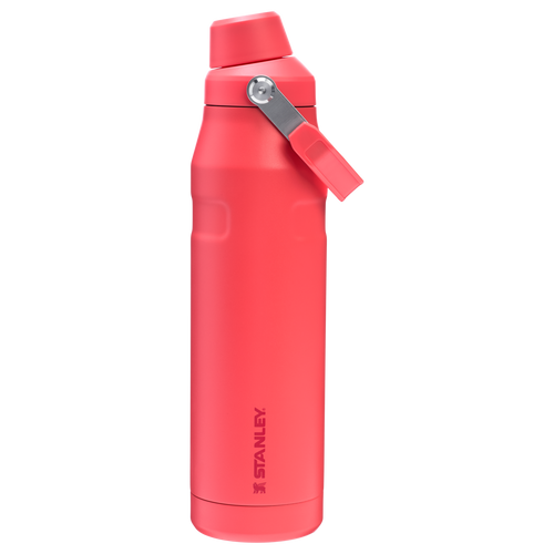 Stanley 36 OZ IceFlow Aerolight Fast Flow Water Bottle In Hot Coral Red