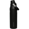 Stanley IceFlow AeroLight 24 oz stainless steel water bottle in Black with Fast Flow lid and carry handle