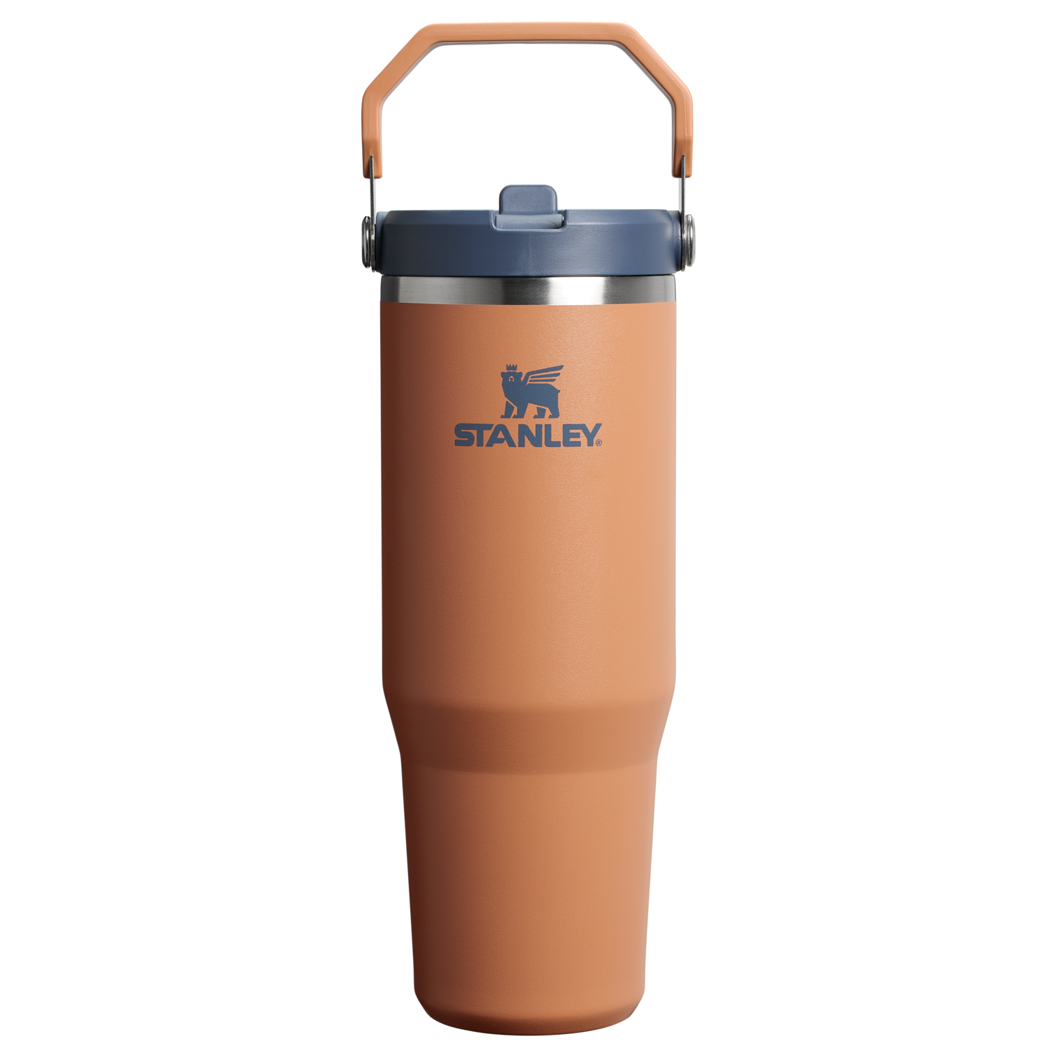 Stanley 30 Oz IceFlow Flip Straw Tumbler In Toast Brown
