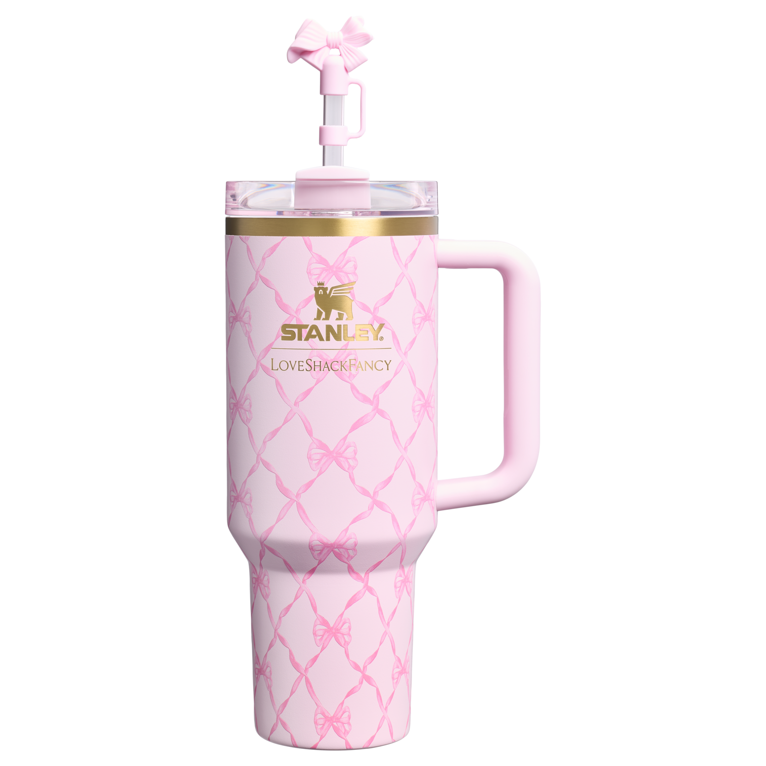 Stanley 1913 x LoveShackFancy Holiday Quencher® H2.0  FlowState™ Tumbler | 40 OZ - Tumbler in Hand
