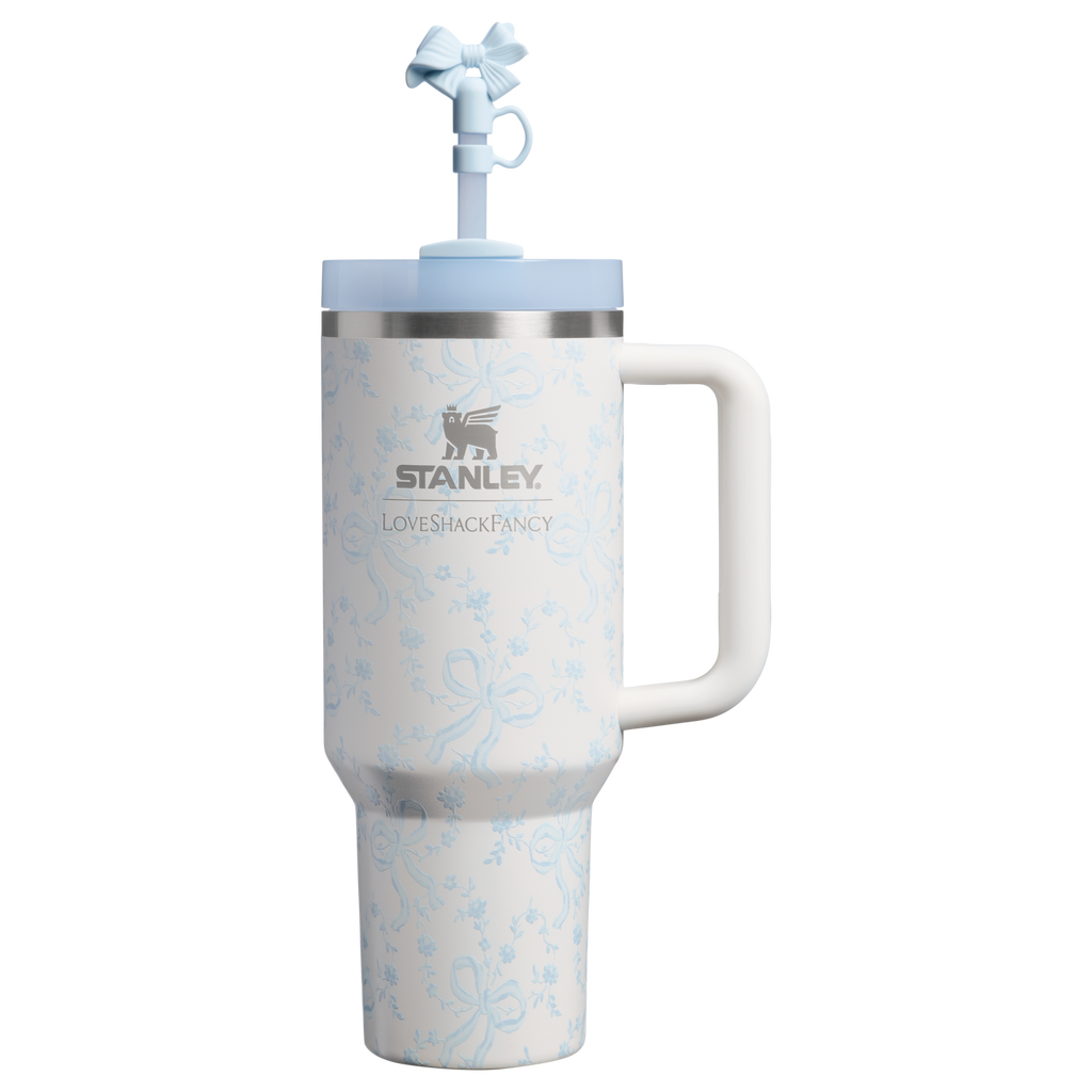 Stanley 1913 x LoveShackFancy Holiday Quencher® H2.0  FlowState™ Tumbler | 40 OZ - Tumbler in Hand