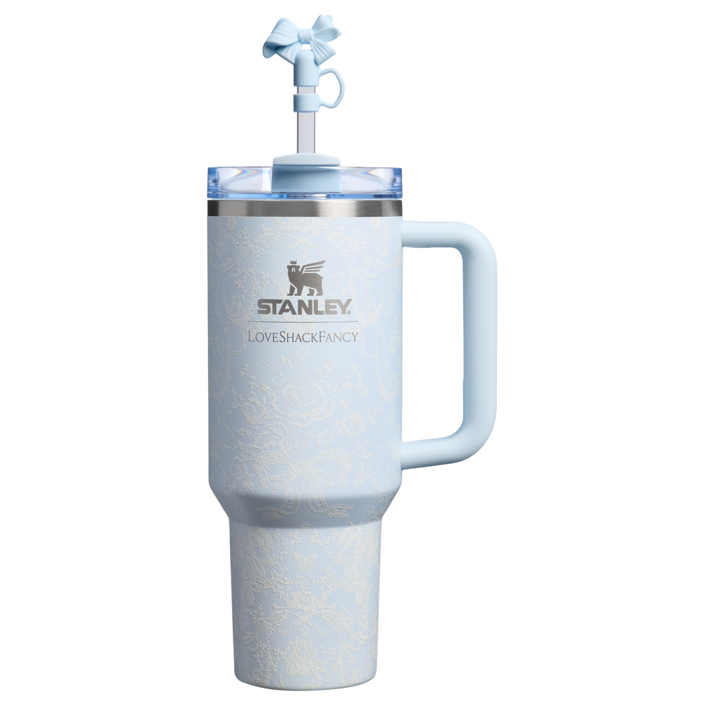 Stanley 1913 x LoveShackFancy Holiday Quencher® H2.0  FlowState™ Tumbler | 40 OZ - Tumbler in Hand