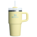 The Quencher H2.O 20 oz FlowState Tumbler with handle and straw in Pomelo Yellow