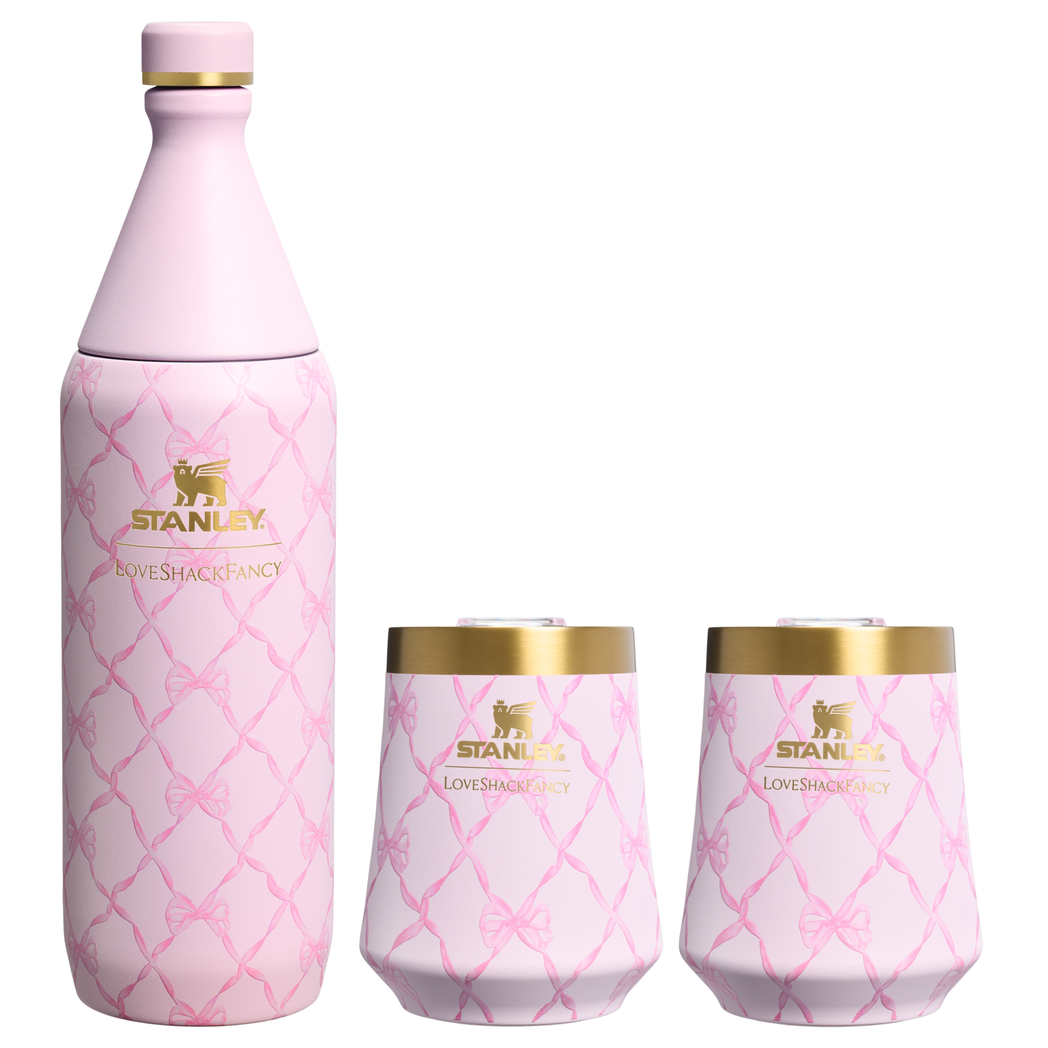 Stanley 1913 x LoveShackFancy Holiday Reserve All Day Wine Set | 34 OZ | 11 OZ - Ready for Walks