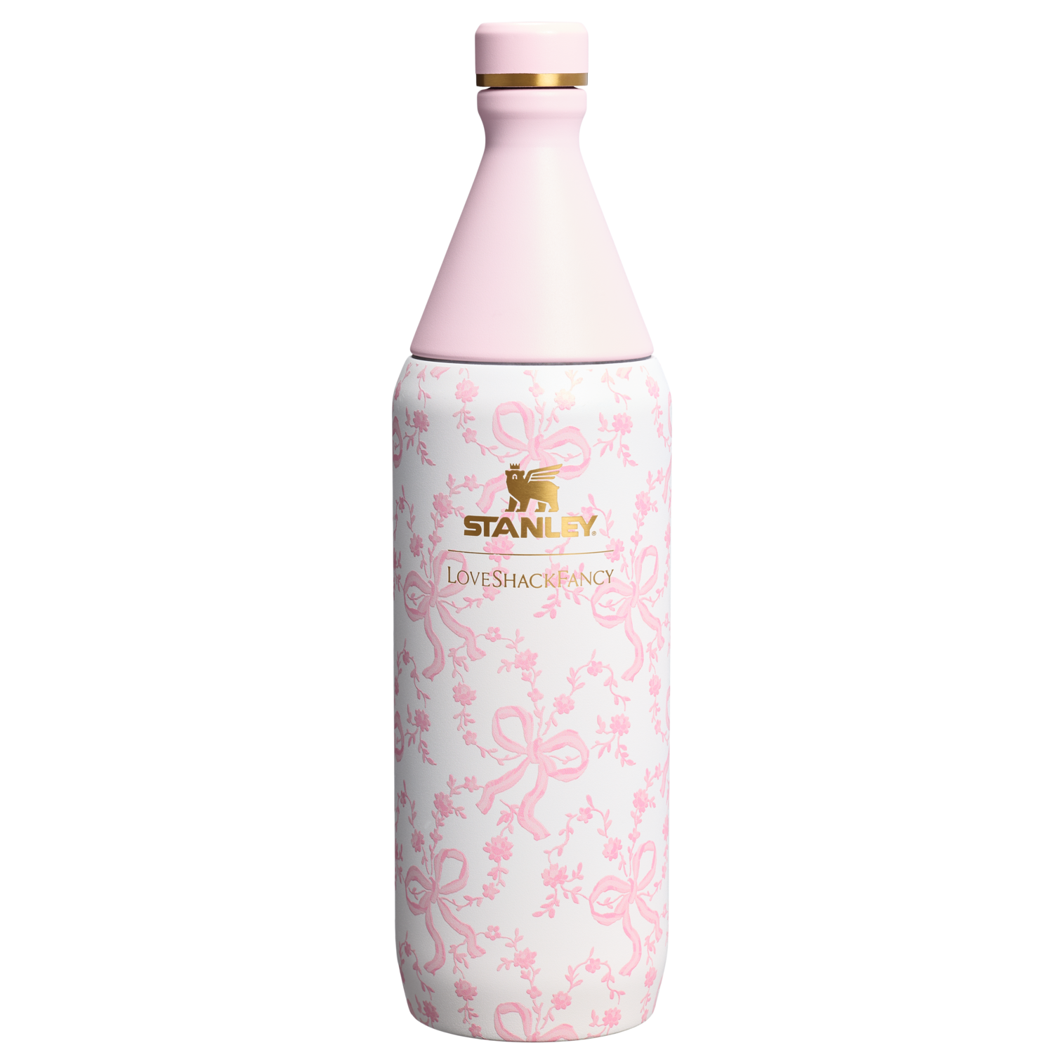 Stanley 1913 x LoveShackFancy Holiday All Day Slim Bottle | 34 OZ - Keep Water Close