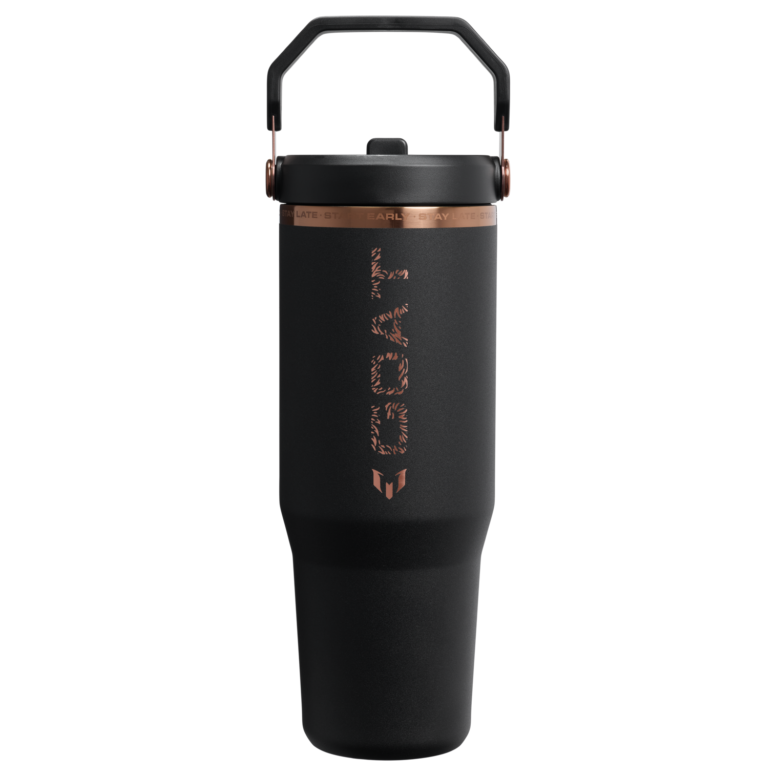 The Messi x Stanley  IceFlow™ Flip Straw Tumbler | 30 OZ - Carry. Sip. Refill.