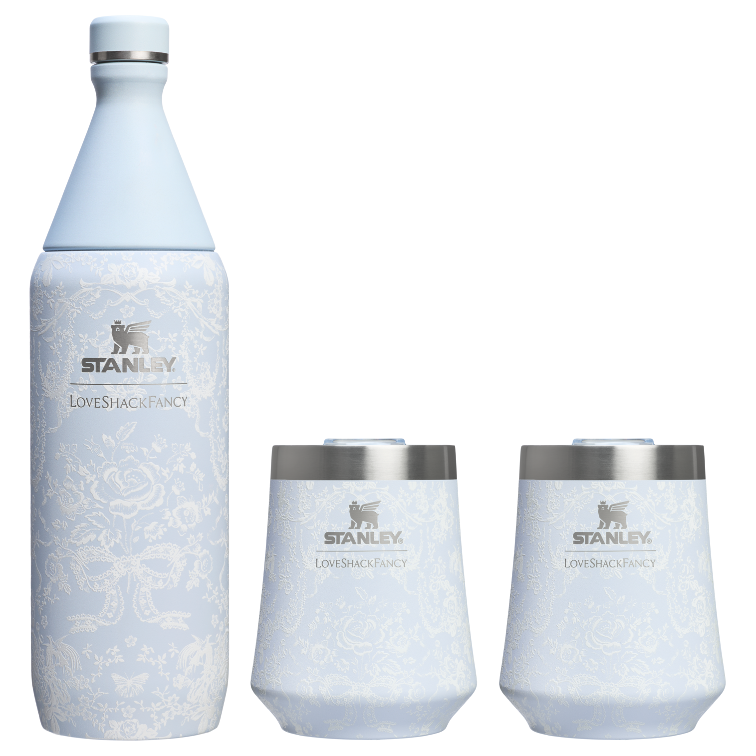 Stanley 1913 x LoveShackFancy Holiday Reserve All Day Wine Set | 34 OZ | 11 OZ - Ready for Walks