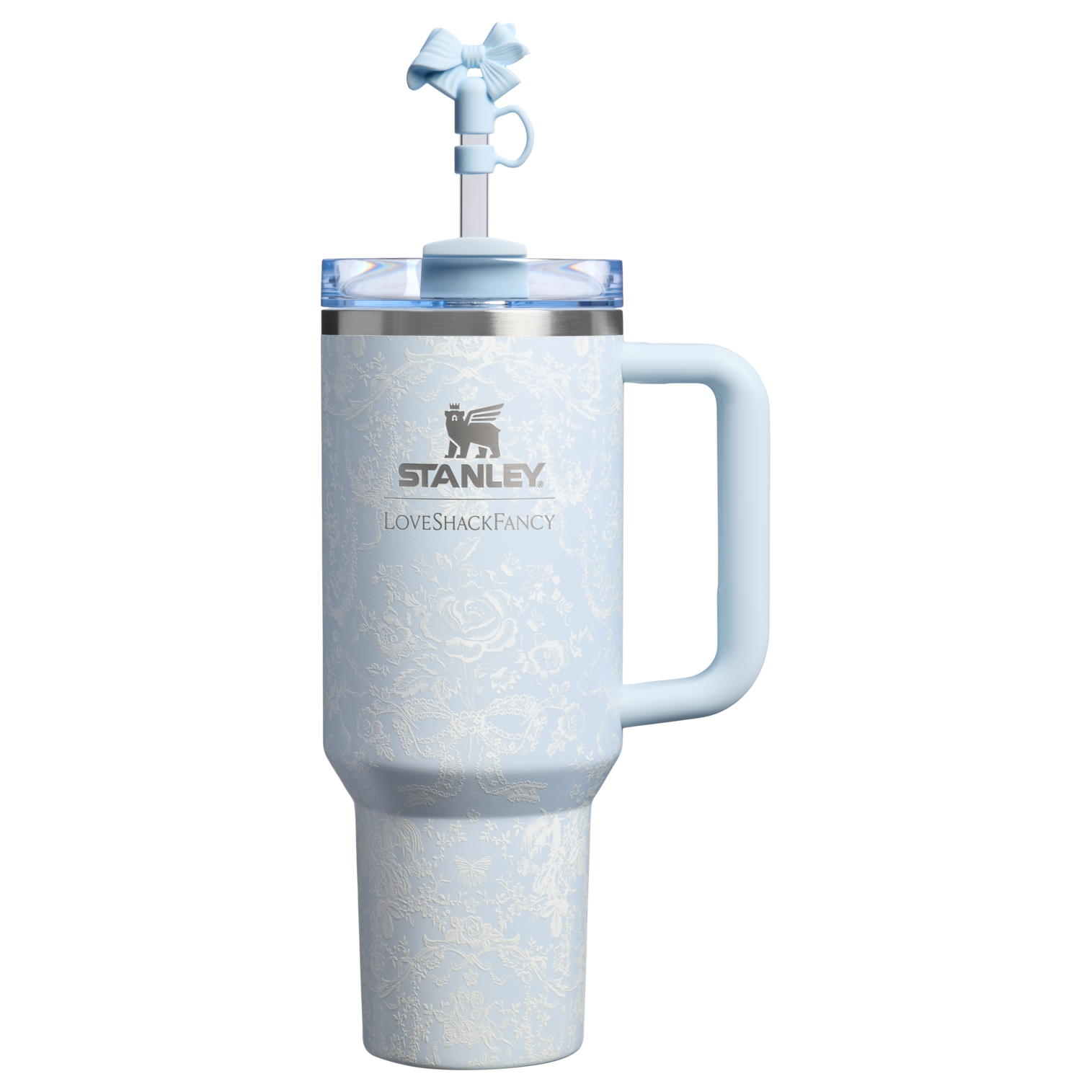 Stanley 1913 x LoveShackFancy Holiday Quencher® H2.0  FlowState™ Tumbler | 40 OZ - Tumbler in Hand