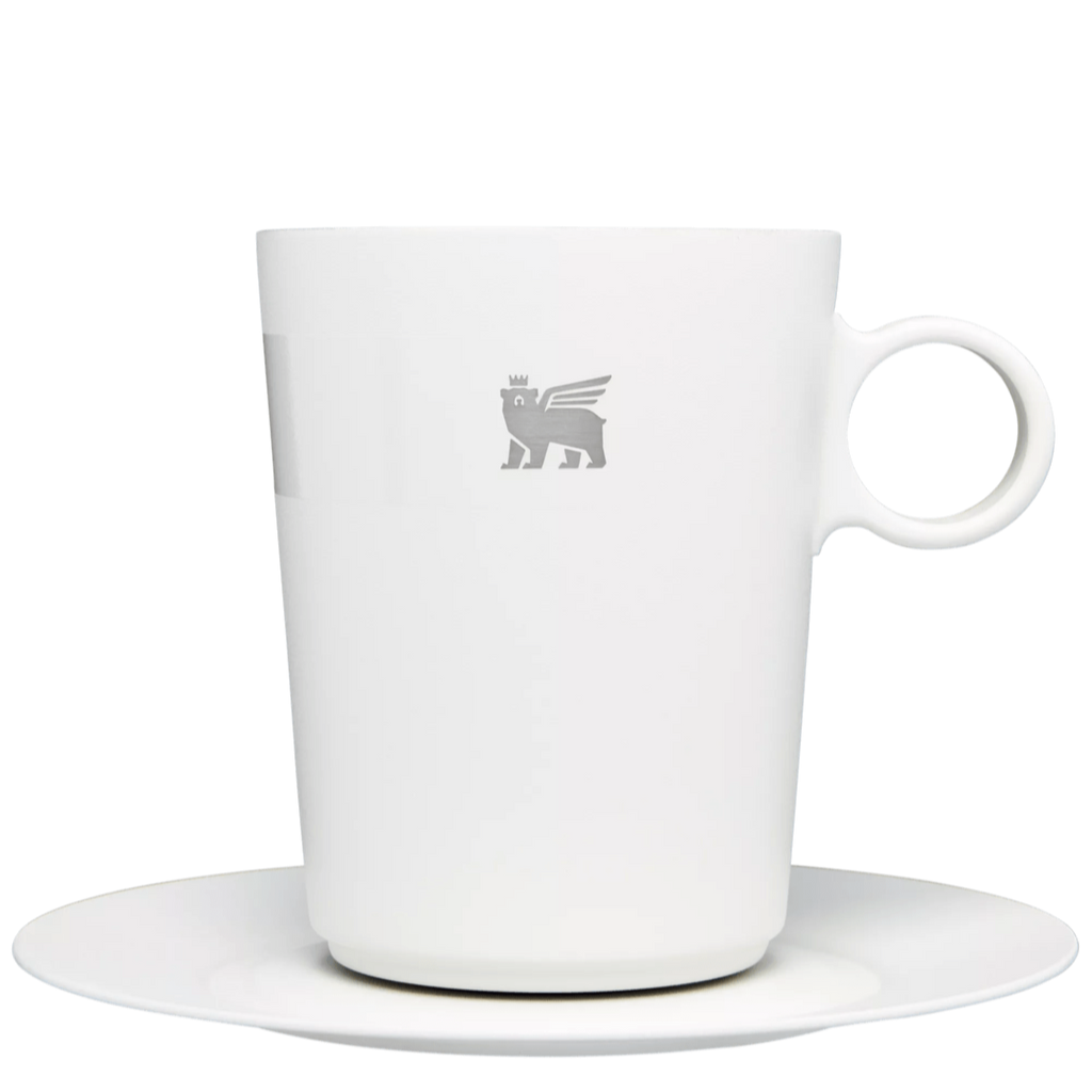 The DayBreak Café Latte Cup & Stillness Saucer | 10.6 OZ - Sip with Stanley